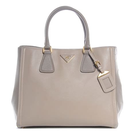 prada saffiano pomice argilla|PRADA Saffiano Lux Small Tote BN2438 Pomice Argilla.